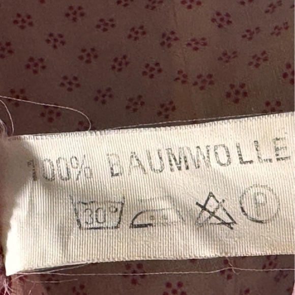 Vintage 60s Alphorn Red Traditional Austrian Folk Button Dress 100% Cotton Sz 6 - Picture 13 of 13